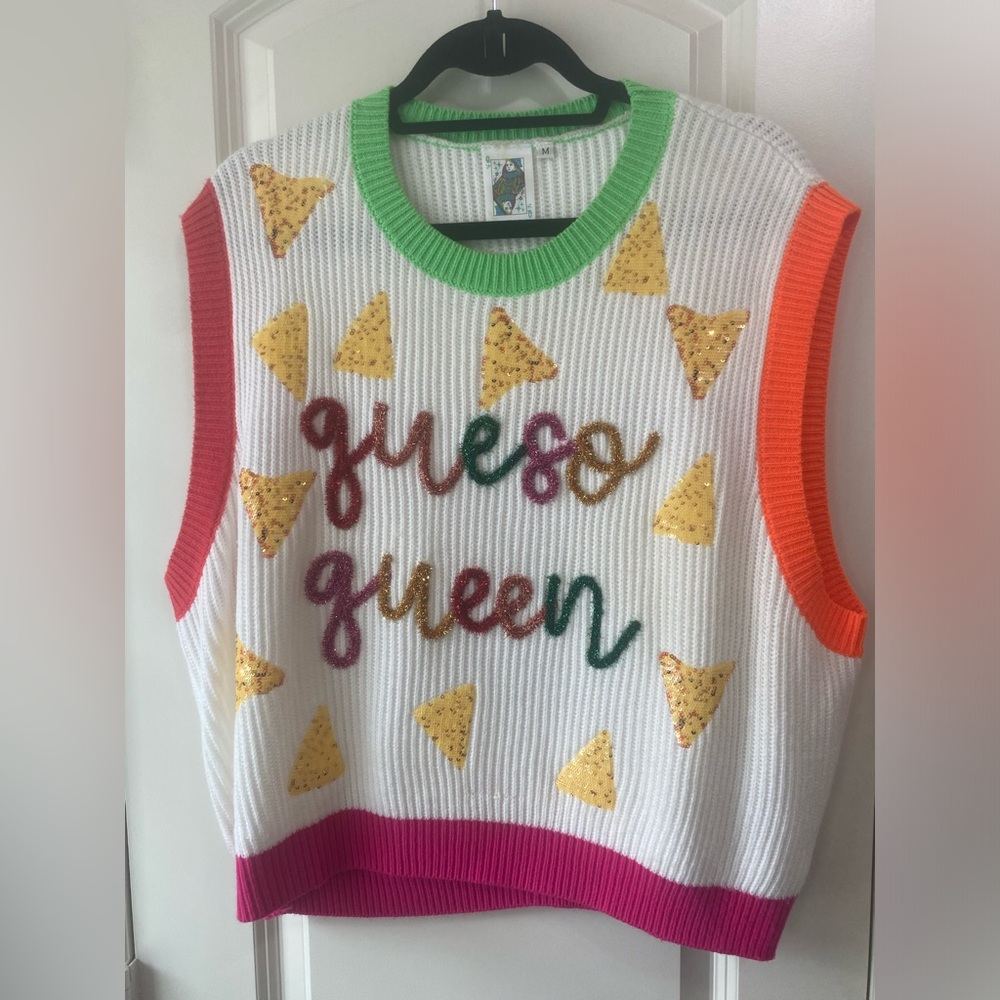 Queen of Sparkles Queso Queen Sweater Tank